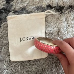 J Crew Peachy and Gold Bangle